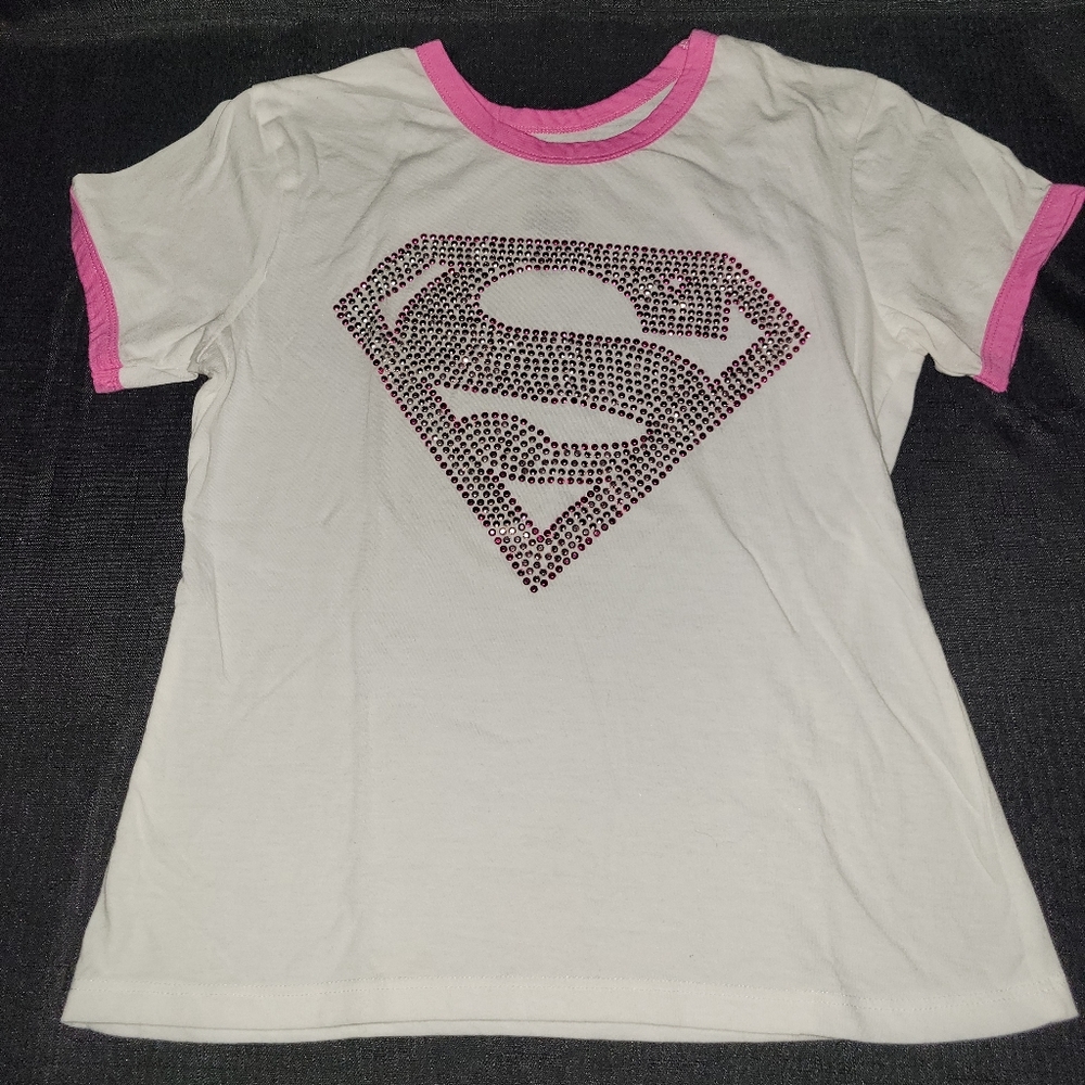 [SOLD] DC Comics Medium Rhinestone Superman T-shirt